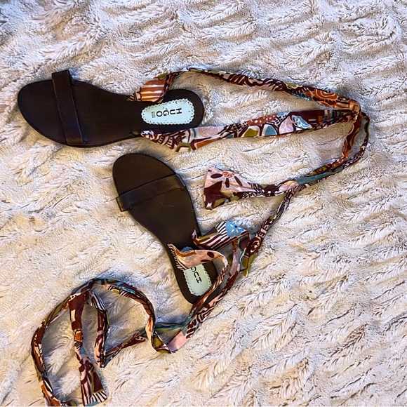 HUGO BOSS WRAP UP SANDALS. - Picture 5 of 8